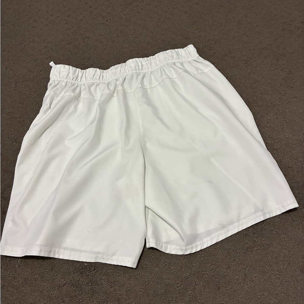 Nike Men's Athletic White Shorts